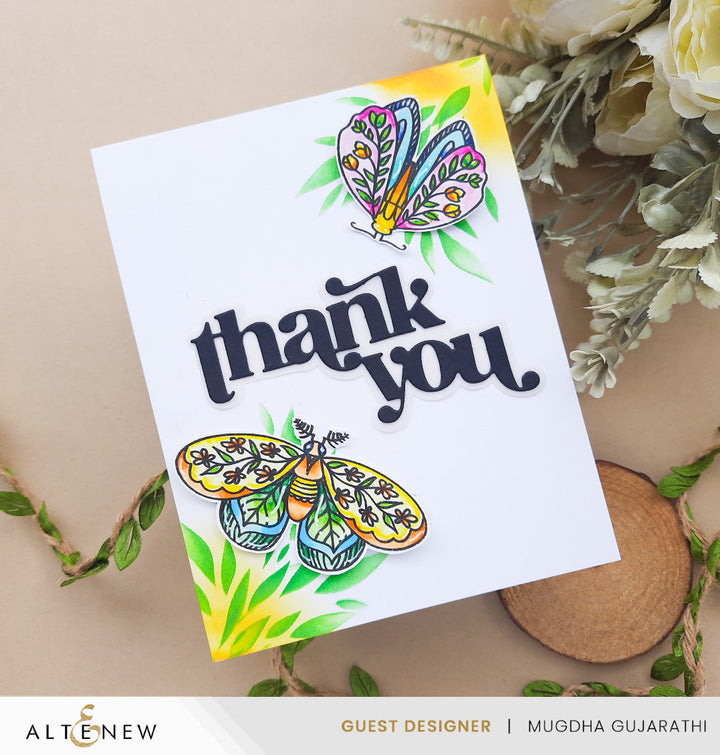 Stencil & Embossing Folder Bundle Whimsy Motif