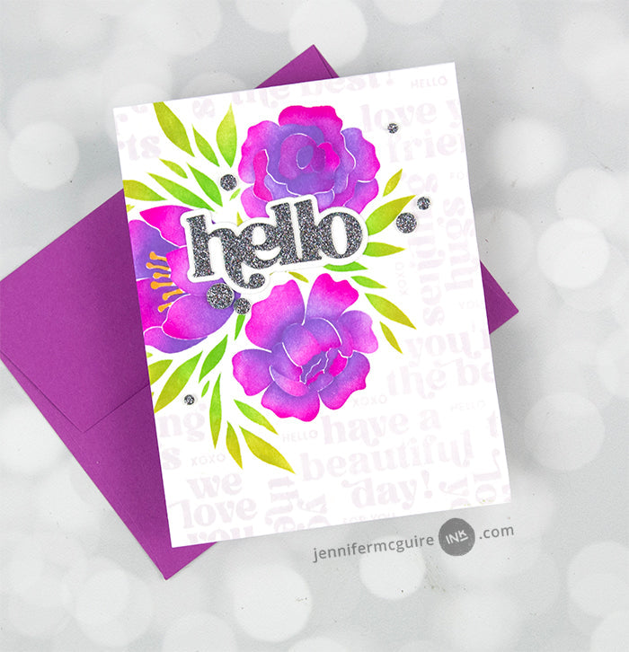 Stencil & Embossing Folder Bundle Whimsy Motif
