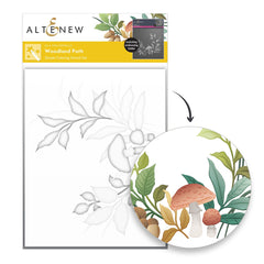 Stencil & Embossing Folder Bundle Woodland Path