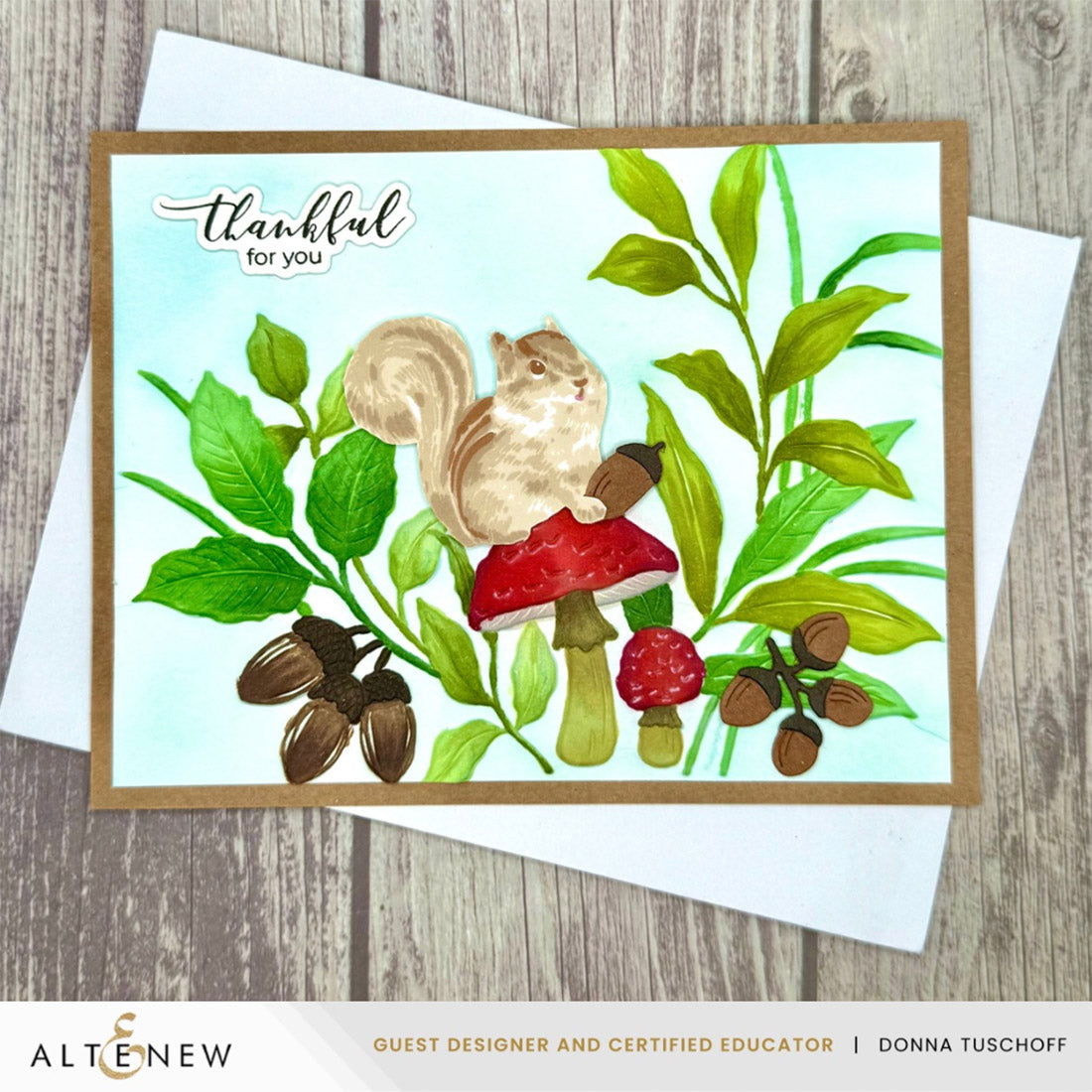 Stencil & Embossing Folder Bundle Woodland Path