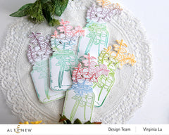Stencil Eucalyptus Jar Mask Stencil