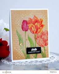Stencil Exotic Tulips Mask Stencil