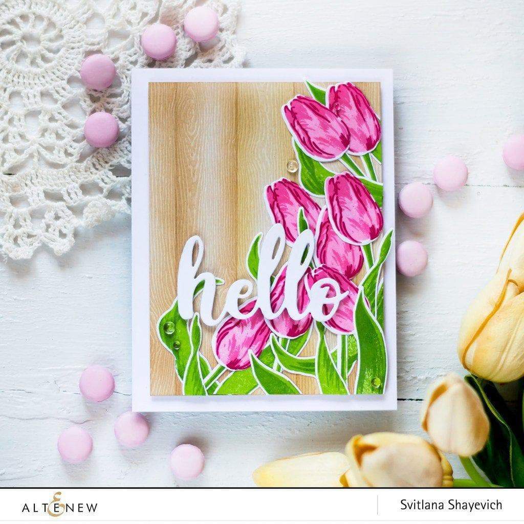 Stencil Exotic Tulips Mask Stencil