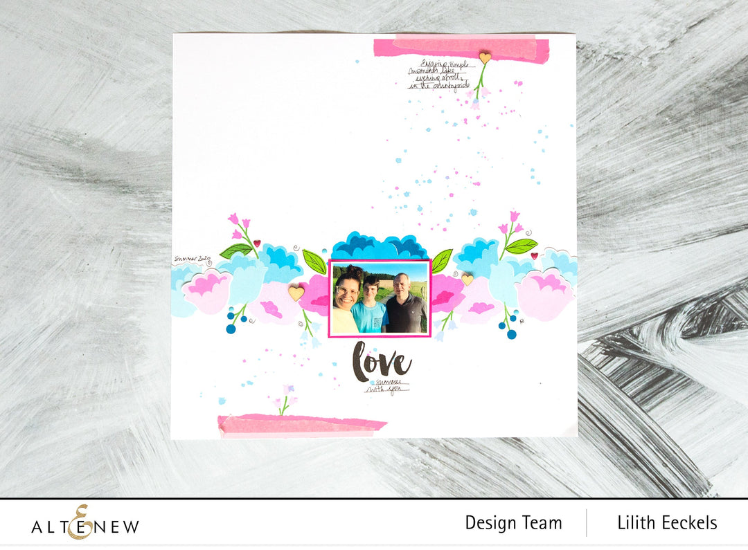 Stencil Floral Minimalism Mask Stencil