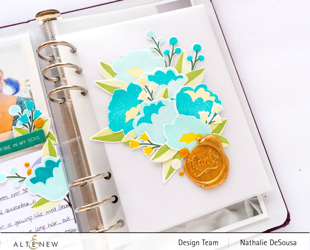 Stencil Floral Minimalism Mask Stencil