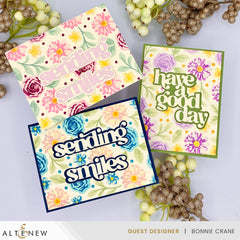 Stencil Floral Radiance Layering Stencil Set (4 in 1)