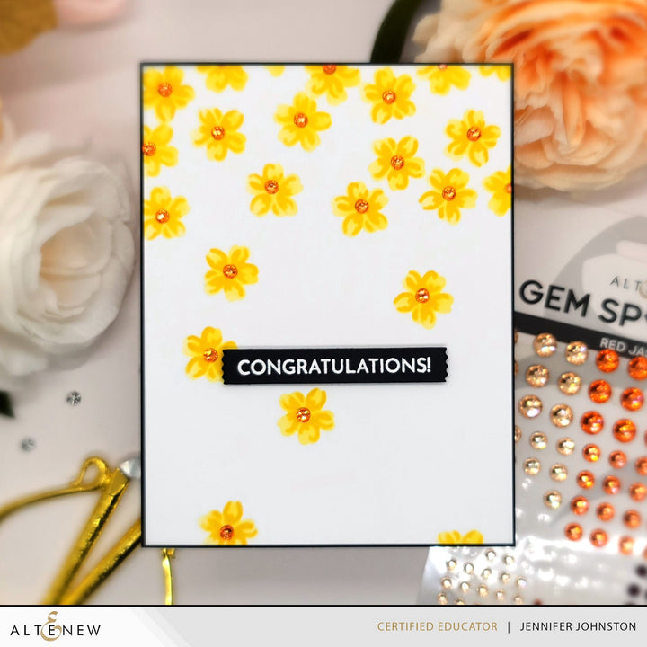 Stencil Floral Radiance Layering Stencil Set (4 in 1)