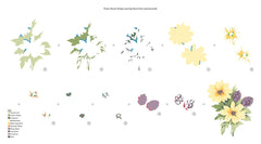 Stencil Flower Bunch Simple Layering Stencil Set (4 in 1)