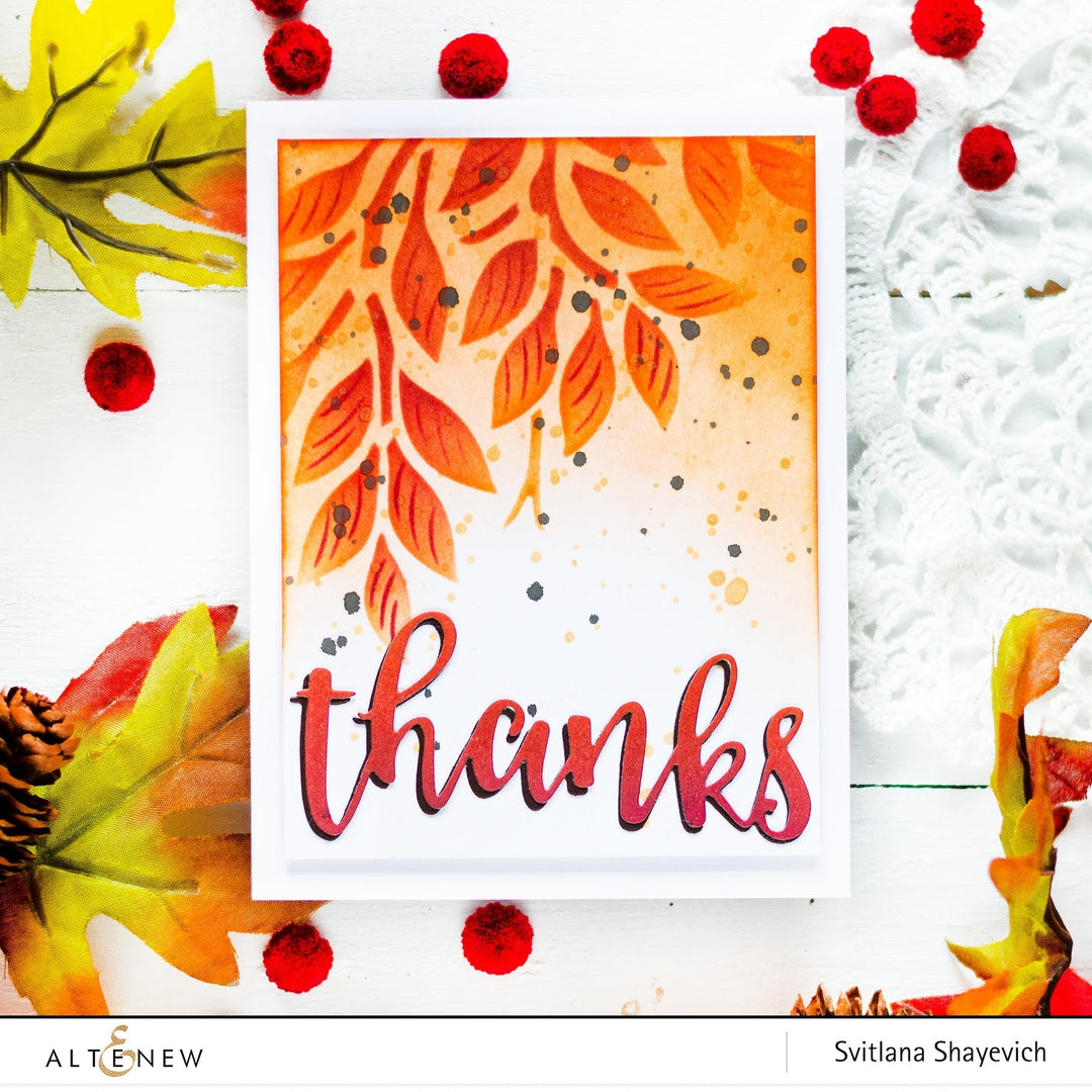 Stencil Foliage Stencil