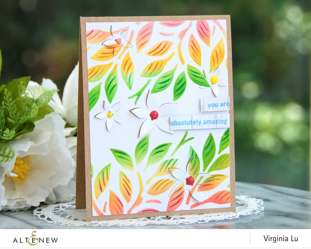 Stencil Foliage Stencil