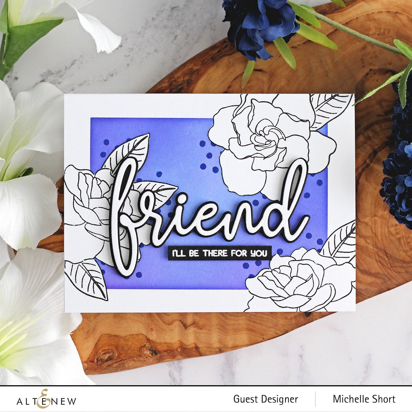 Stencil Gardenia Duo Mask Stencil