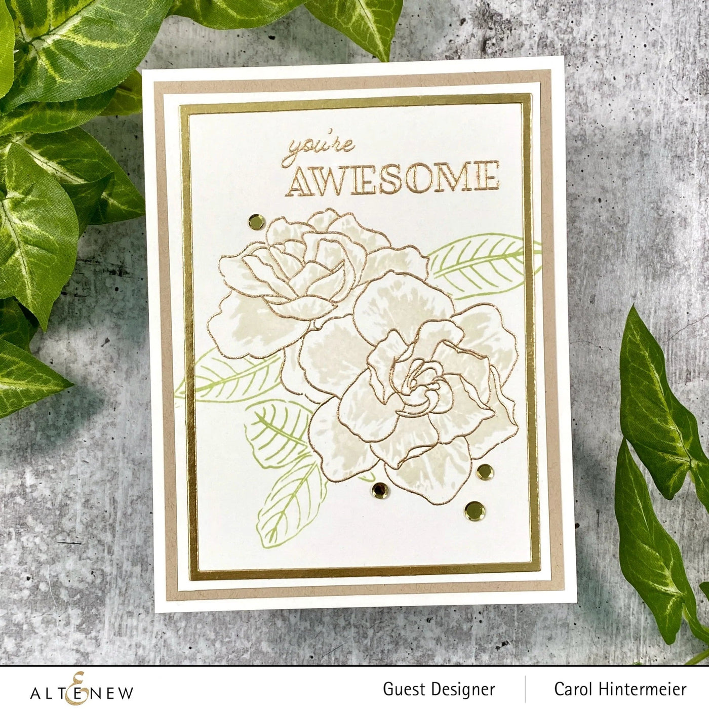 Stencil Gardenia Duo Mask Stencil