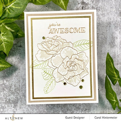 Stencil Gardenia Duo Mask Stencil