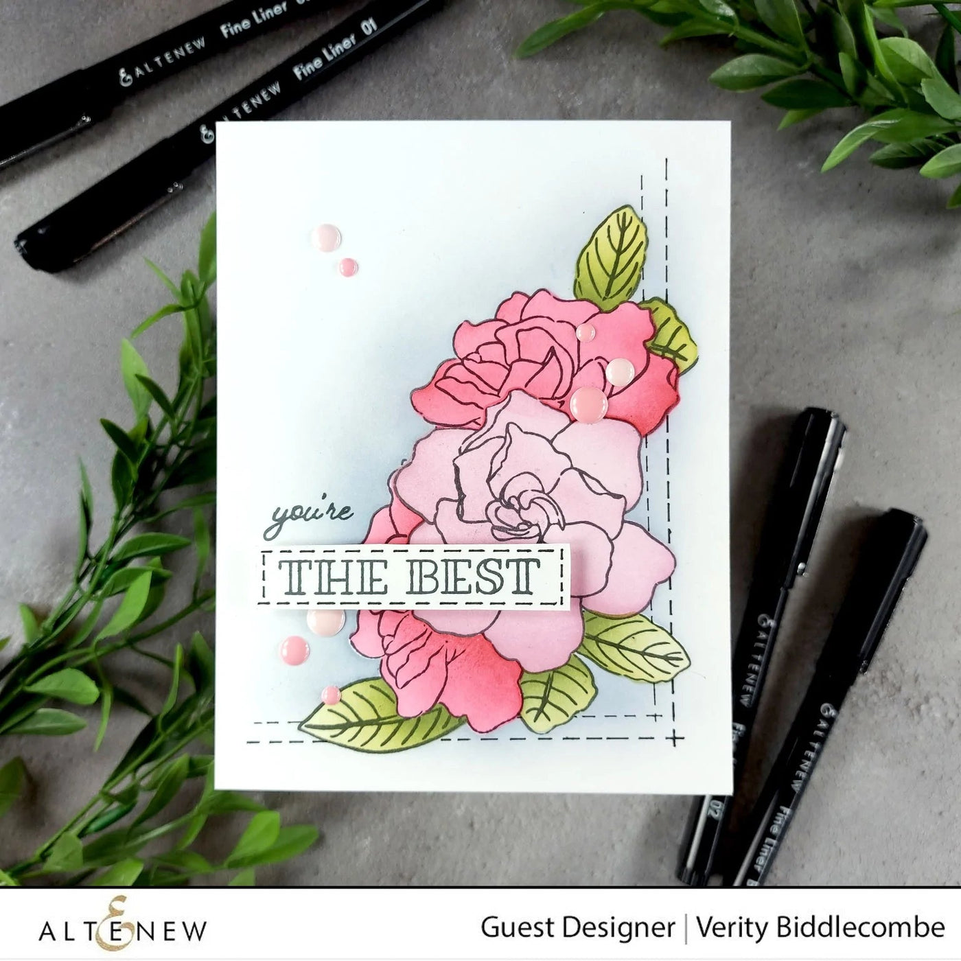 Stencil Gardenia Duo Mask Stencil