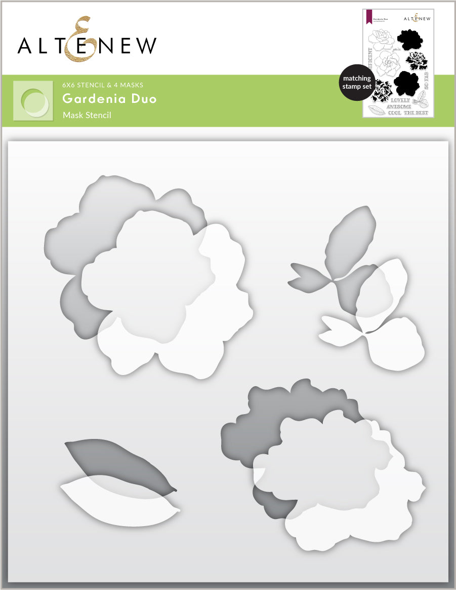 Stencil Gardenia Duo Mask Stencil