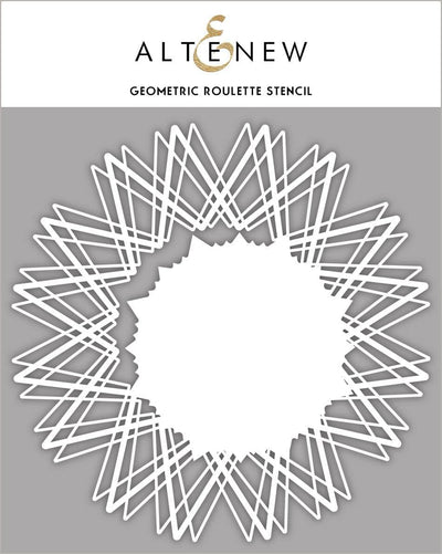 Stencil Geometric Roulette Stencil