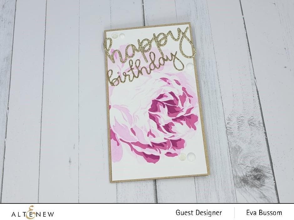 Stencil Gilded Rose Layering Stencil Set (3 in 1)