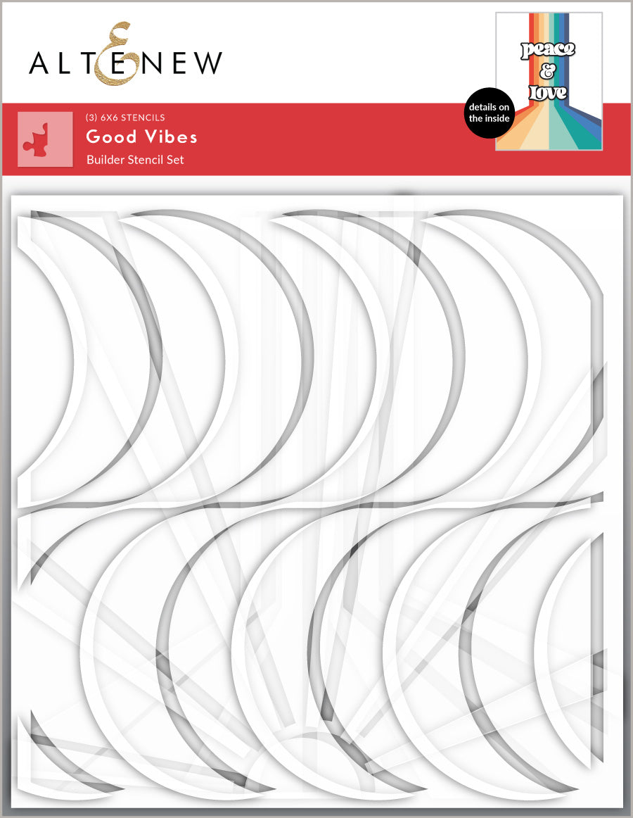 Stencil Good Vibes Stencil Set (3 in 1)