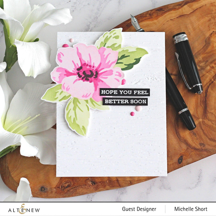 Stencil Greenwood Flowers Stencil Set (3 in 1)