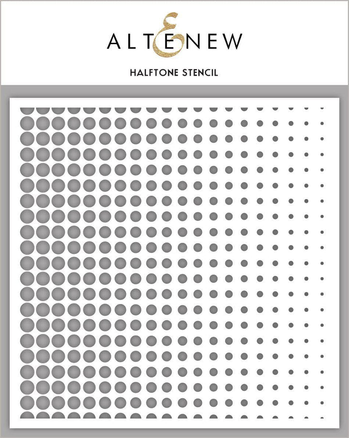 Stencil Halftone Stencil
