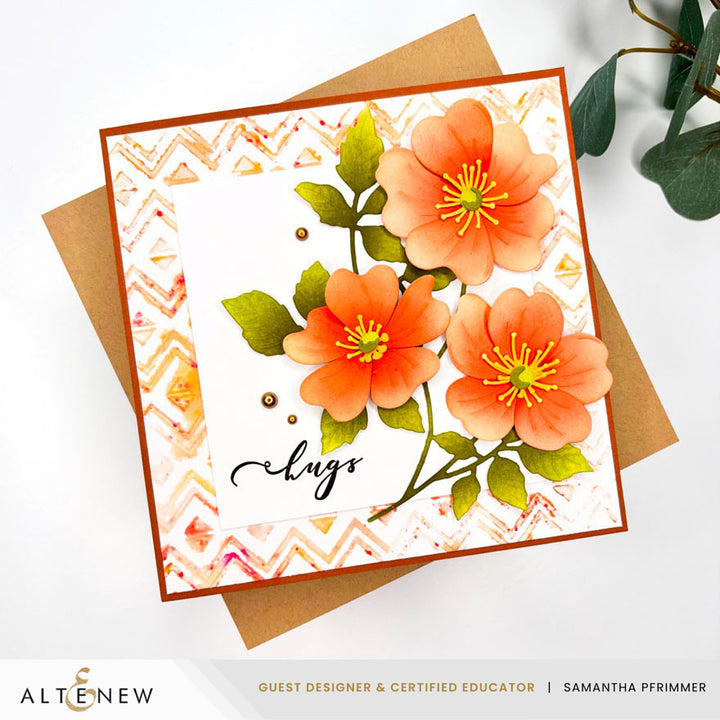 Stencil Heritage Chevron Weaves Stencil