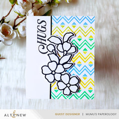 Stencil Heritage Chevron Weaves Stencil