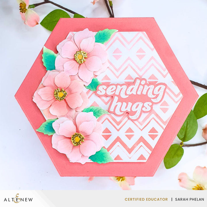 Stencil Heritage Chevron Weaves Stencil