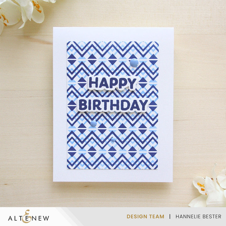 Stencil Heritage Chevron Weaves Stencil