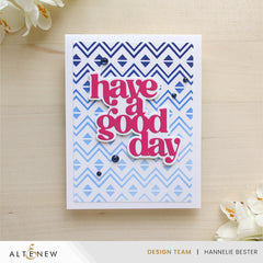 Stencil Heritage Chevron Weaves Stencil
