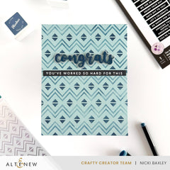 Stencil Heritage Chevron Weaves Stencil