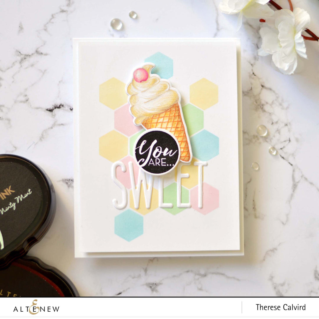 Stencil Honeycomb Stencil