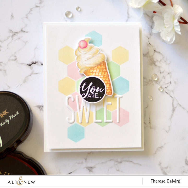 Stencil Honeycomb Stencil