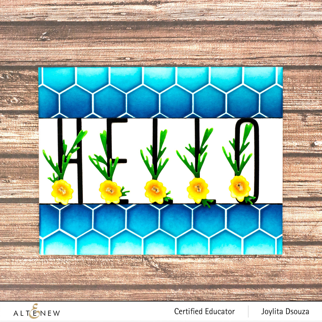 Stencil Honeycomb Stencil