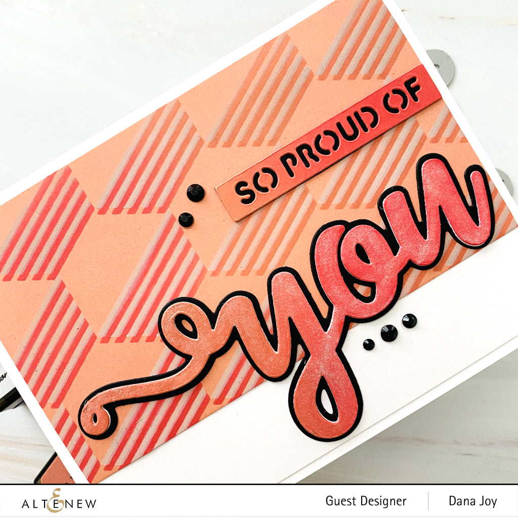 Stencil Illusion Hexagons Background Stencil