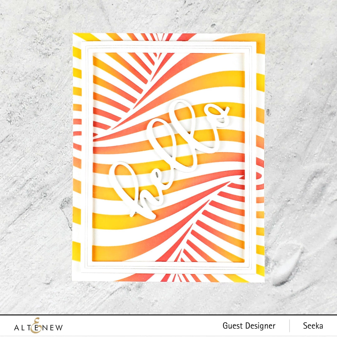 Stencil Illusion Twist Stencil