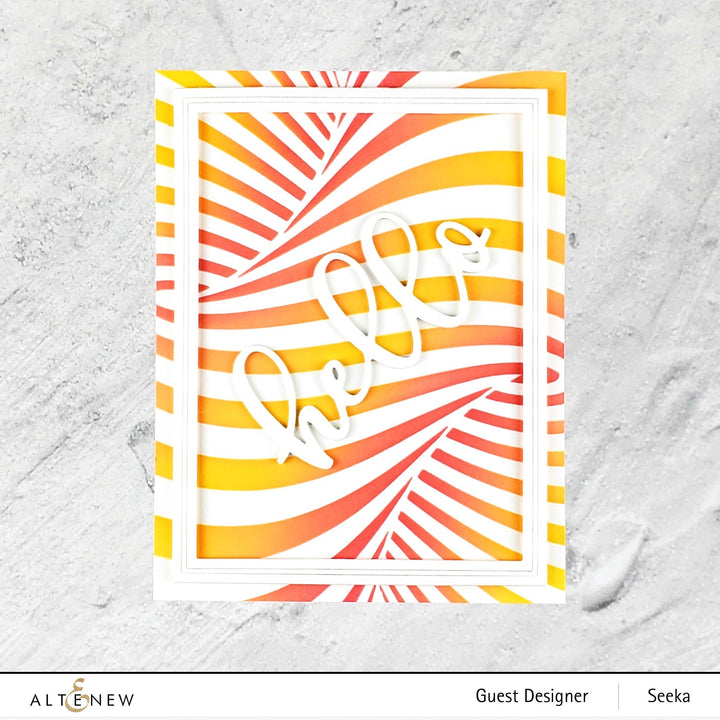 Stencil Illusion Twist Stencil