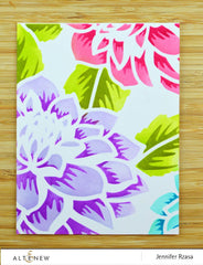 Stencil Layered Dahlia Stencil Set (A & B)