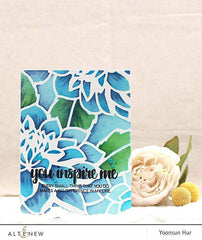 Stencil Layered Dahlia Stencil Set (A & B)