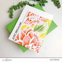 Stencil Layered Dahlia Stencil Set (A & B)