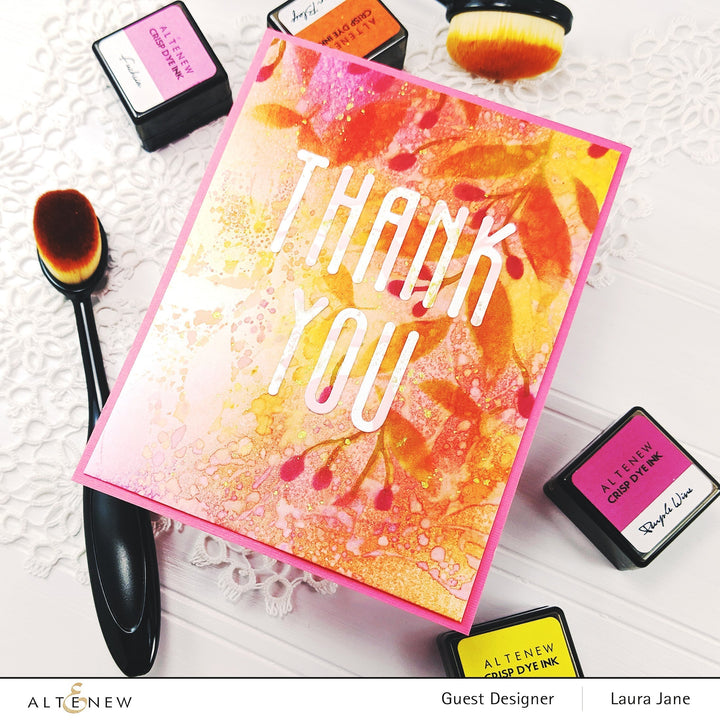 Stencil Leaves & Berries Stencil