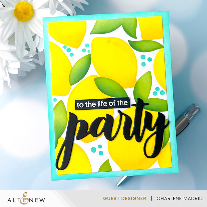 Stencil Lemon Craze Stencil Set (3 in 1)