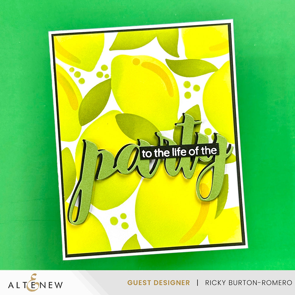 Stencil Lemon Craze Stencil Set (3 in 1)