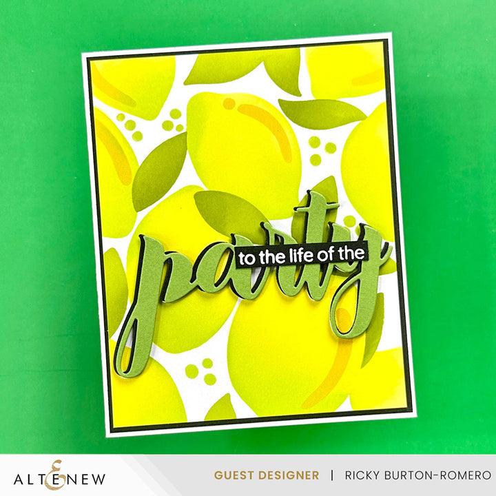 Stencil Lemon Craze Stencil Set (3 in 1)