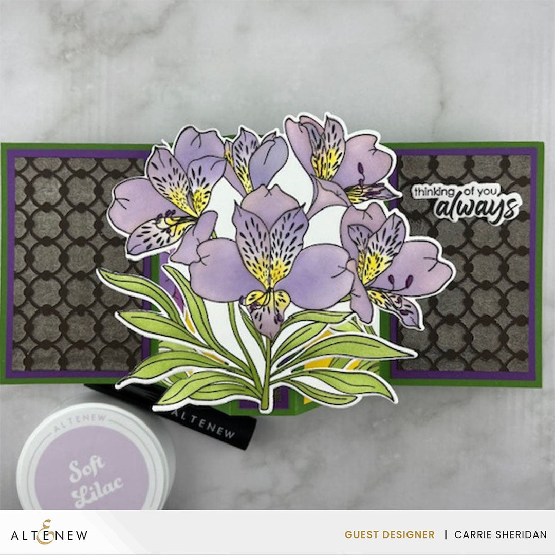 Stencil Linked Spots & Dots Background Stencil