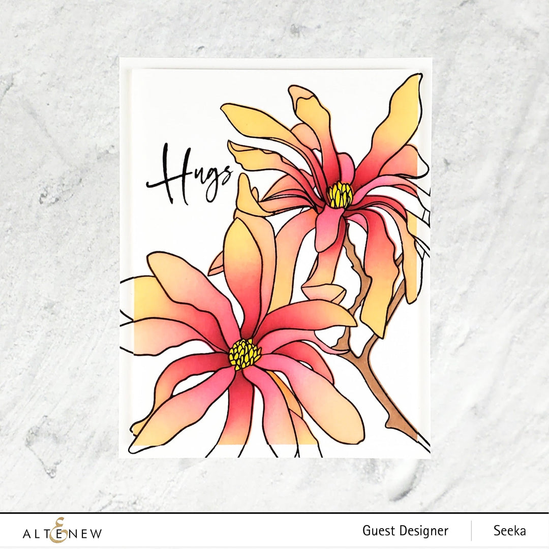 Stencil Magnolia Ballerina Simple Coloring Stencil Set (3 in 1)