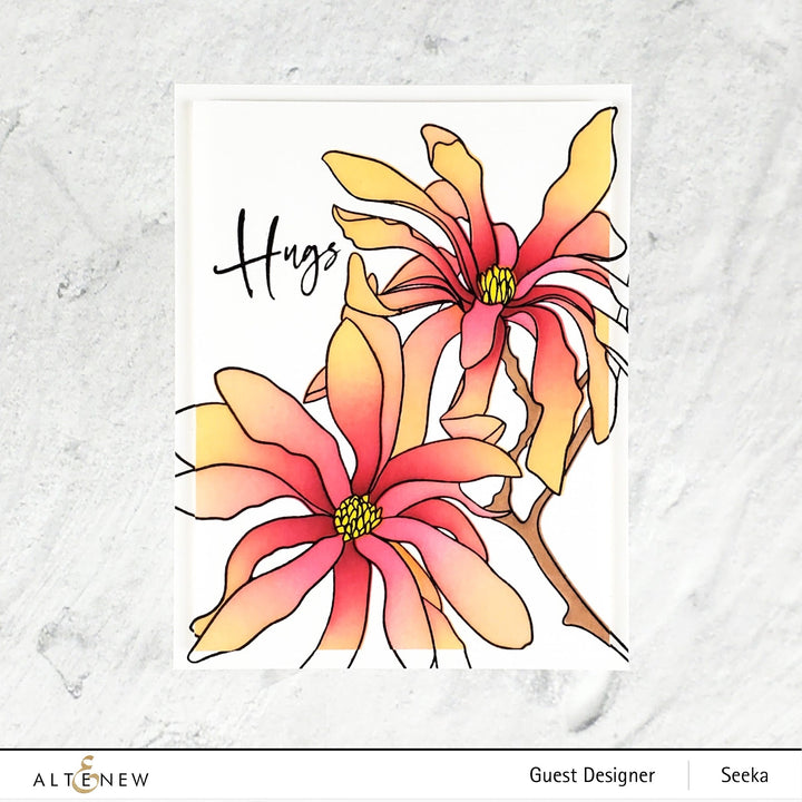 Stencil Magnolia Ballerina Simple Coloring Stencil Set (3 in 1)