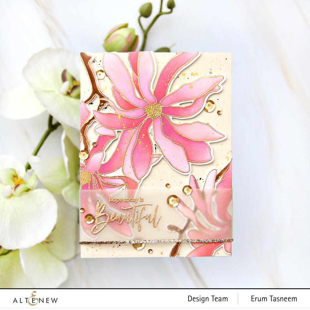 Stencil Magnolia Ballerina Simple Coloring Stencil Set (3 in 1)