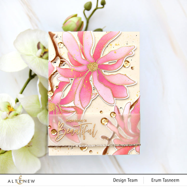 Stencil Magnolia Ballerina Simple Coloring Stencil Set (3 in 1)