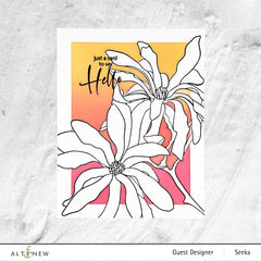 Stencil Magnolia Ballerina Simple Coloring Stencil Set (3 in 1)