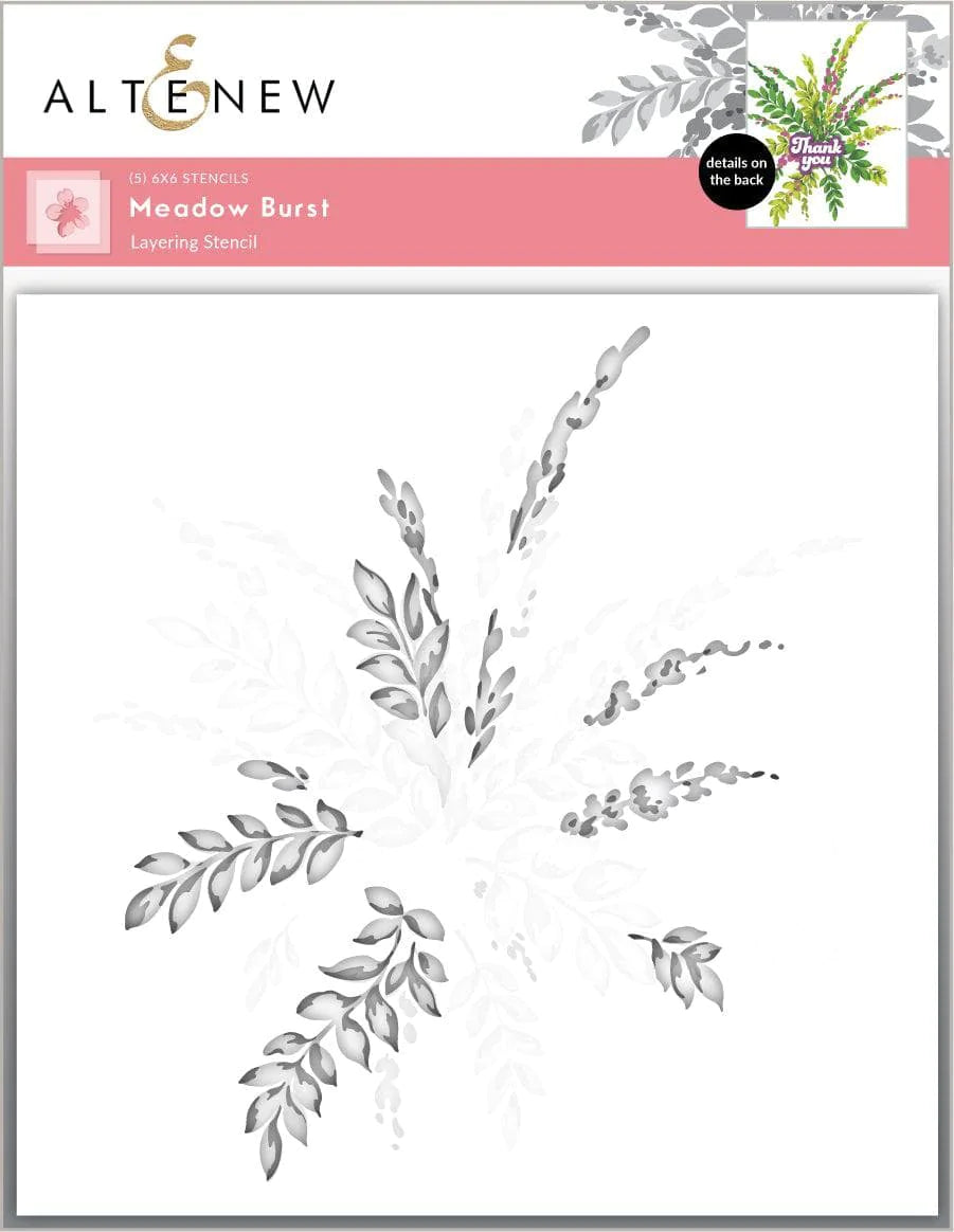 Stencil Meadow Burst Stencil Set (5 in 1)